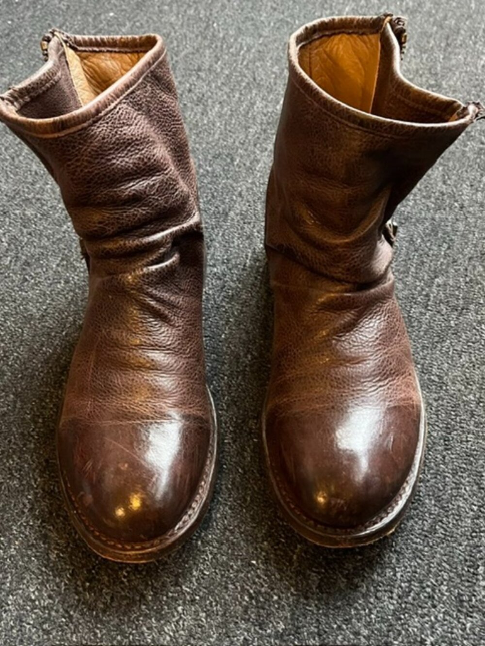 Fluevog Brown Malcolm boots - Men 5 / Women 7